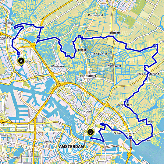 Karte-Zaandam_Amsterdam