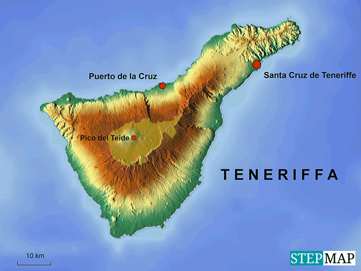StepMap-Karte-Teneriffa
