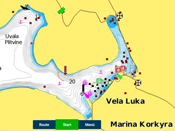 Vela-Lika-hafen