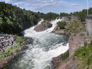 Wasserfall Trollhttan