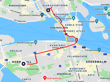 Route zur JH